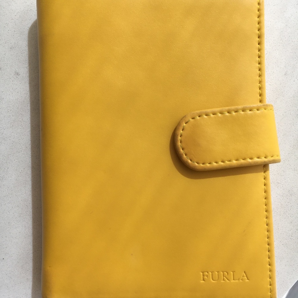 FURLA wallet in sunny yellow